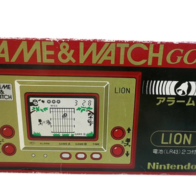 Nintendo Game & Watch Lion LN-08 (1981) Gold Series – Complete in Box – Vintage Handheld