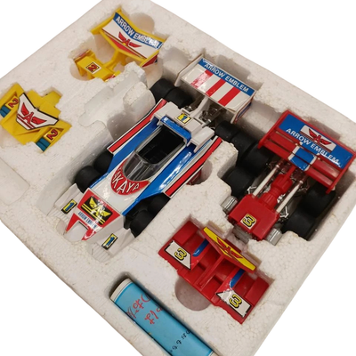 POPINICA PB‑37 DX Arrow Emblem Super Alloy Grand Prix Hawk Vintage Toy Car Japan