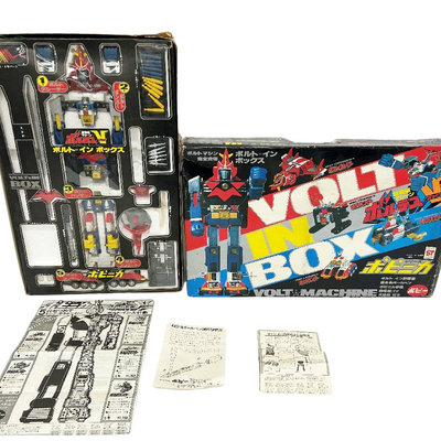 Popy Popynica DX Soul of Chogokin Voltes V Volt In Box Retro Japan Robot (Parts Missing)