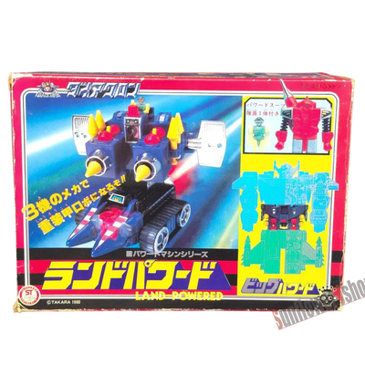 Takara Diaclone Land Powered 1980 Diecast Robot Vehicle Figure Japan Vintage Toy