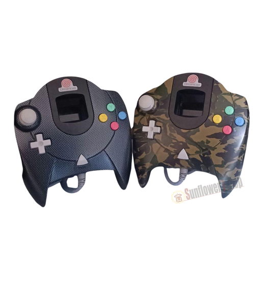Sega Dreamcast Controller Set Carbon Fiber & Camo Dreamcast Direct Limited Edition Japan