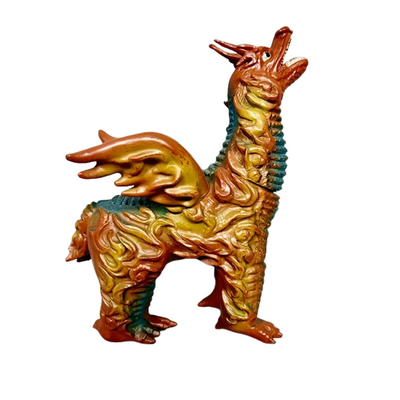 Bullmark Retro Sofubi Dodongo Brown Variant | Rare Vintage Kaiju Toy Japan M1 Marmit