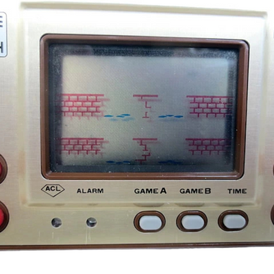 Nintendo Game & Watch Manhole MH-06 (1981) Gold Series – Complete in Box – Vintage Handheld