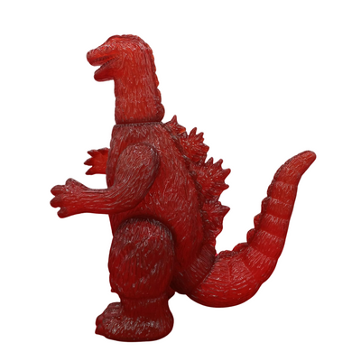 Godzilla 1973 Clear Red Soft Vinyl Figure – Classic Toho Kaiju Collectible Toy