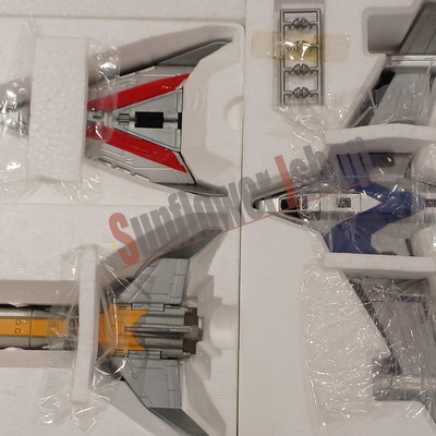 Bandai 1997 DX Gutsy Eagle Set Ultraman Super Guts Machines Diecast Toy Japan