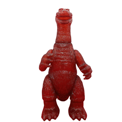 Godzilla 1973 Clear Red Soft Vinyl Figure – Classic Toho Kaiju Collectible Toy