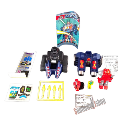 Takara Diaclone Land Powered 1980 Diecast Robot Vehicle Figure Japan Vintage Toy