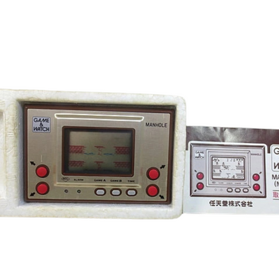 Nintendo Game & Watch Manhole MH-06 (1981) Gold Series – Complete in Box – Vintage Handheld