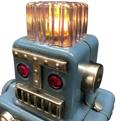 Yonezawa Smoking Robot No.800 Japan Tin Toy 1950s Retro Wind-Up Boxed Rare