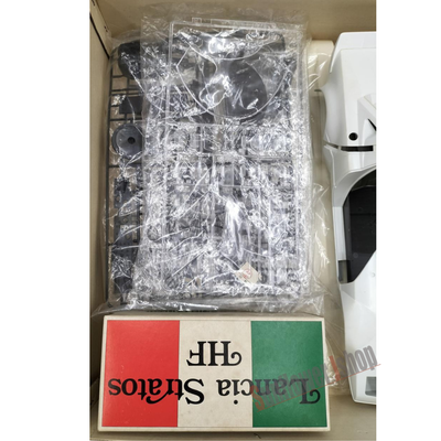 Nihon Mokei Lancia Stratos HF 1/10 Scale Motorized Plastic Model Kit with Box