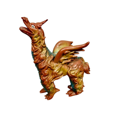 Bullmark Retro Sofubi Dodongo Brown Variant | Rare Vintage Kaiju Toy Japan M1 Marmit
