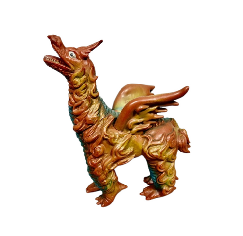 Bullmark Retro Sofubi Dodongo Brown Variant | Rare Vintage Kaiju Toy Japan M1 Marmit
