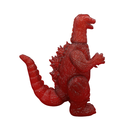 Godzilla 1973 Clear Red Soft Vinyl Figure – Classic Toho Kaiju Collectible Toy