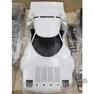 Nihon Mokei Lancia Stratos HF 1/10 Scale Motorized Plastic Model Kit with Box