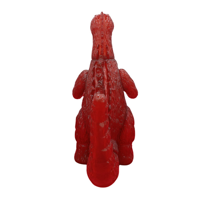 Godzilla 1973 Clear Red Soft Vinyl Figure – Classic Toho Kaiju Collectible Toy