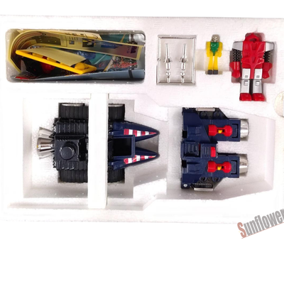 Takara Diaclone Land Powered 1980 Diecast Robot Vehicle Figure Japan Vintage Toy