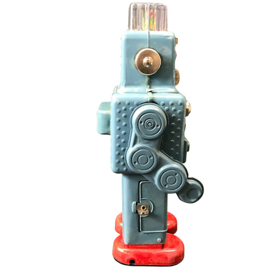 Yonezawa Smoking Robot No.800 Japan Tin Toy 1950s Retro Wind-Up Boxed Rare