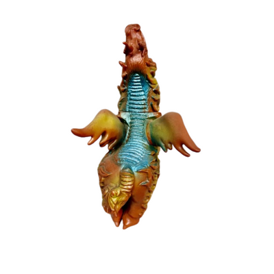 Bullmark Retro Sofubi Dodongo Brown Variant | Rare Vintage Kaiju Toy Japan M1 Marmit
