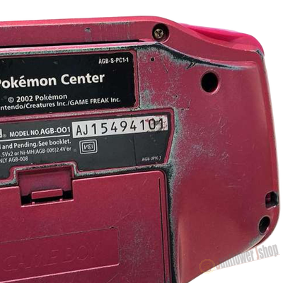 Nintendo Game Boy Advance AGB-001 Pokémon Center Exclusive Kyogre Edition Japan Rare