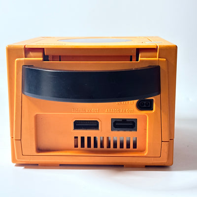Nintendo GameCube Console Set Orange + Mario Luigi Case + OEM Memory Card Boxed