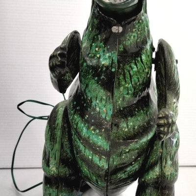 Bullmark Remote Control Walking Godzilla – Vintage Electric Tin Toy – 1970s Japanese Monster Figure – Rare Collectible