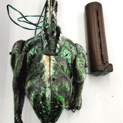Bullmark Remote Control Walking Godzilla – Vintage Electric Tin Toy – 1970s Japanese Monster Figure – Rare Collectible
