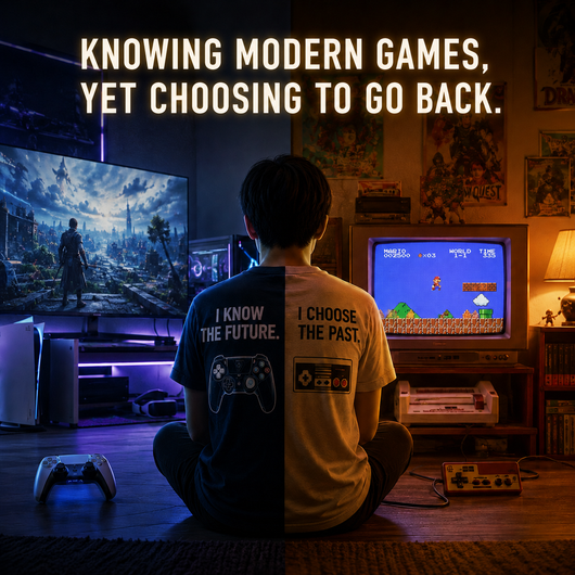Knowing Modern Games, Yet Choosing to Go Back.