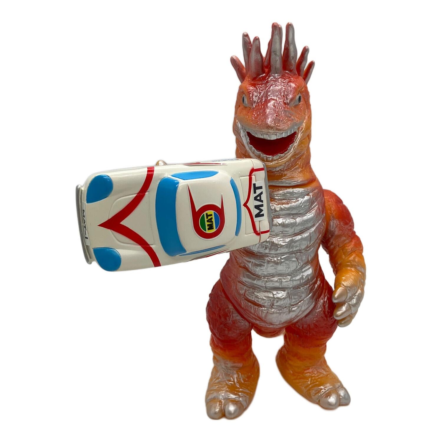 Bullmark Mogunezun Soft Vinyl Figure Ultraman Jack Kaiju MAT Vehicle Toy Japan