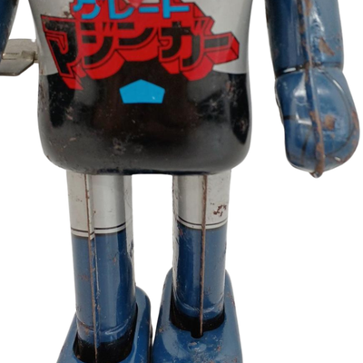 Popy Mazinger Z Vintage Wind-Up Walking Robot Toy Japan Retro Diecast Figure
