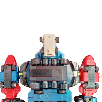 Popy Armored Fleet Dairugger XV Vintage Combining Robot Toy Die-cast Japan 1980s