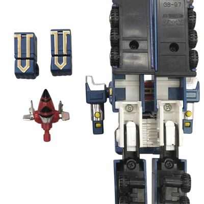 Popy Armored Fleet Dairugger XV Vintage Combining Robot Toy Die-cast Japan 1980s