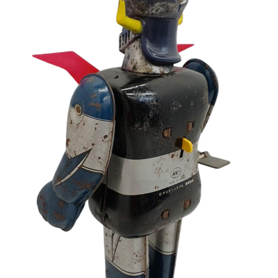 Popy Mazinger Z Vintage Wind-Up Walking Robot Toy Japan Retro Diecast Figure
