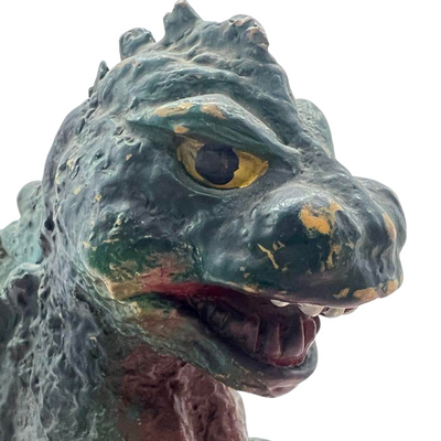 Bullmark Giant Godzilla Vintage Soft Vinyl Sofubi Figure Japan Kaiju Toy Rare