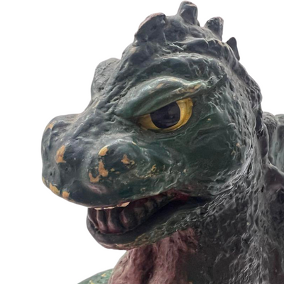 Bullmark Giant Godzilla Vintage Soft Vinyl Sofubi Figure Japan Kaiju Toy Rare