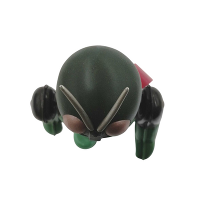 Billiken Shokai Kamen Rider Tin Wind-Up Toy Vintage 1990s Japan Tokusatsu Hero w/ Box