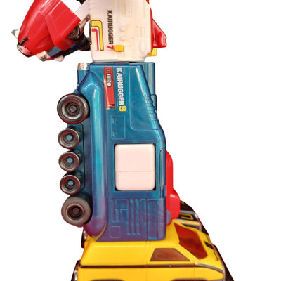 Popy Armored Fleet Dairugger XV Vintage Combining Robot Toy Die-cast Japan 1980s