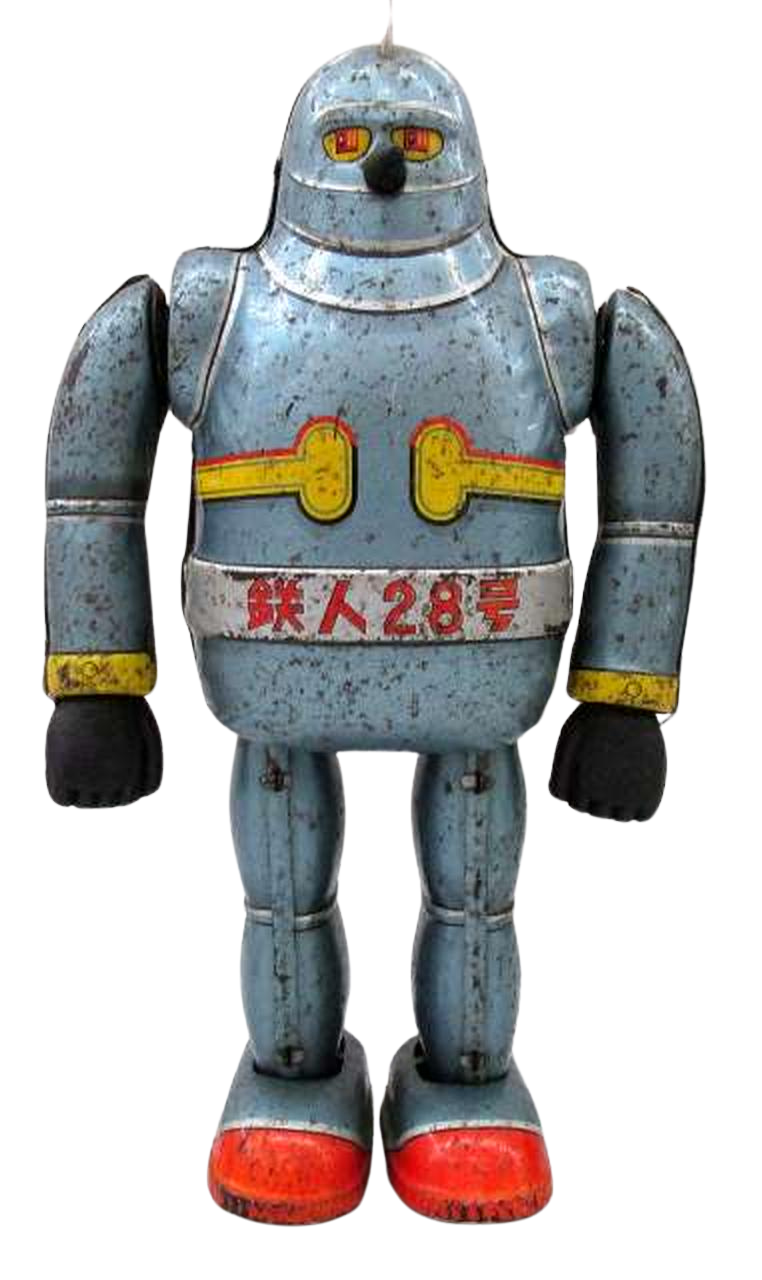 Tetsujin 28 Tin Toy by Nomura Toy Japan – Vintage Wind-Up Robot Retro Anime Figure
