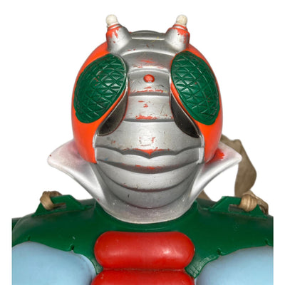 Vintage Popy Kamen Rider V3 Sofubi Vinyl Figure Japanese Tokusatsu Toy Japan