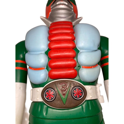 Vintage Popy Kamen Rider V3 Sofubi Vinyl Figure Japanese Tokusatsu Toy Japan