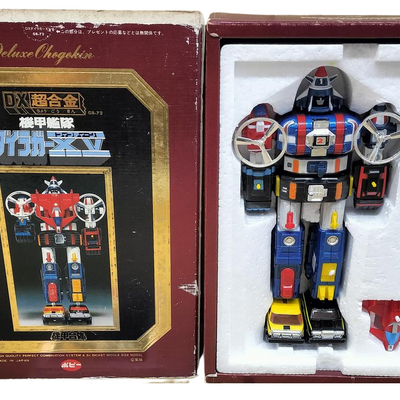 Popy DX Chogokin Dairugger XV Voltron Vehicle Force Diecast Robot Toy Japan