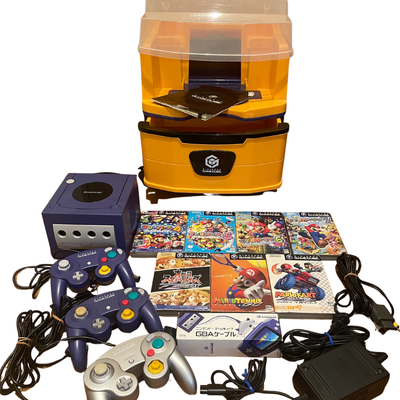  Nintendo GameCube Console Set+7 Mario Games+3 Controllers+Memory Cards+JP Import
