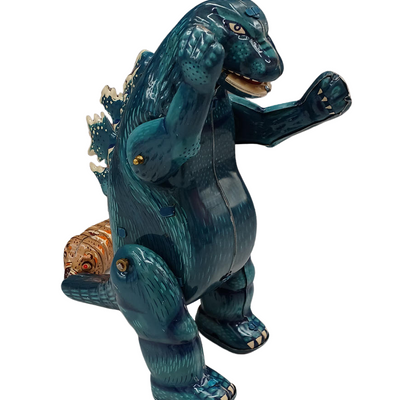 Billiken Shokai Godzilla vs Mothra Tin Wind-Up Toy w/ Box – 1992 Japan Limited Edition