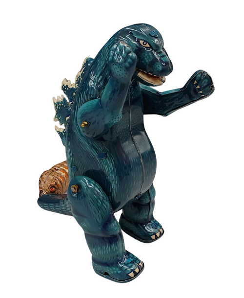 Billiken Shokai Godzilla vs Mothra Tin Wind-Up Toy w/ Box – 1992 Japan Limited Edition
