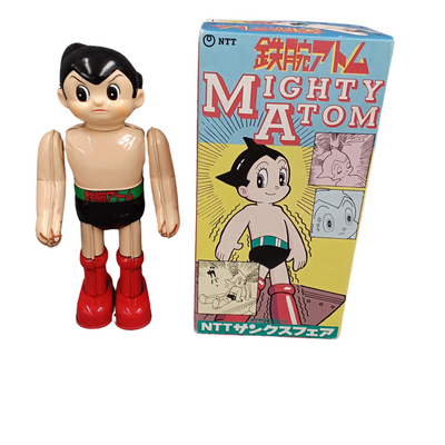 NTT Thanks Fair Astro Boy Tin Wind-Up Toy w/ Box – 1991 Japan Limited Edition
