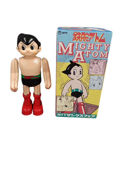 NTT Thanks Fair Astro Boy Tin Wind-Up Toy w/ Box – 1991 Japan Limited Edition