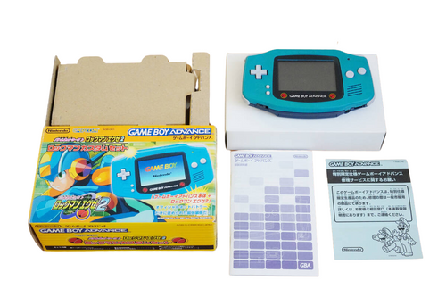 Mega Man Battle Network 2 Custom GBA Console Set – Rockman EXE 2 Limited Edition Japan