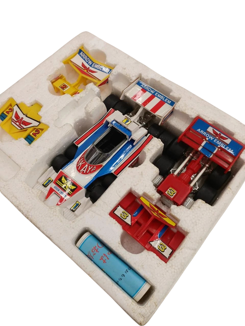 POPINICA PB‑37 DX Arrow Emblem Super Alloy Grand Prix Hawk Vintage Toy Car Japan