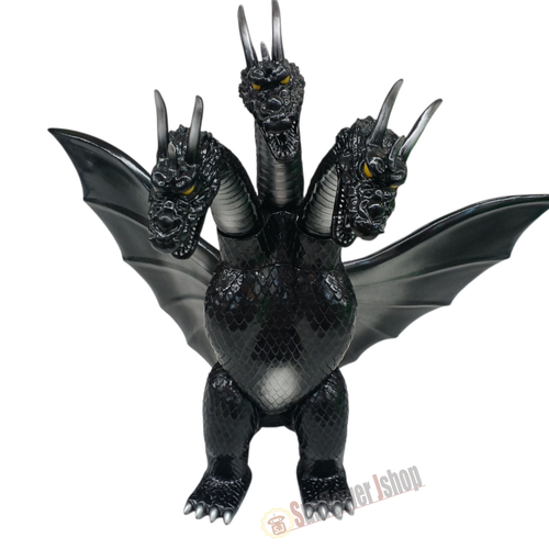 Marmit King Ghidorah Sofubi Black Gallery 1964 TOHO Soft Vinyl Figure Kaiju JPN usjpdeitfrcauk