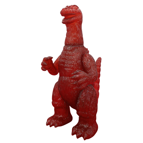 Godzilla 1973 Clear Red Soft Vinyl Figure – Classic Toho Kaiju Collectible Toy