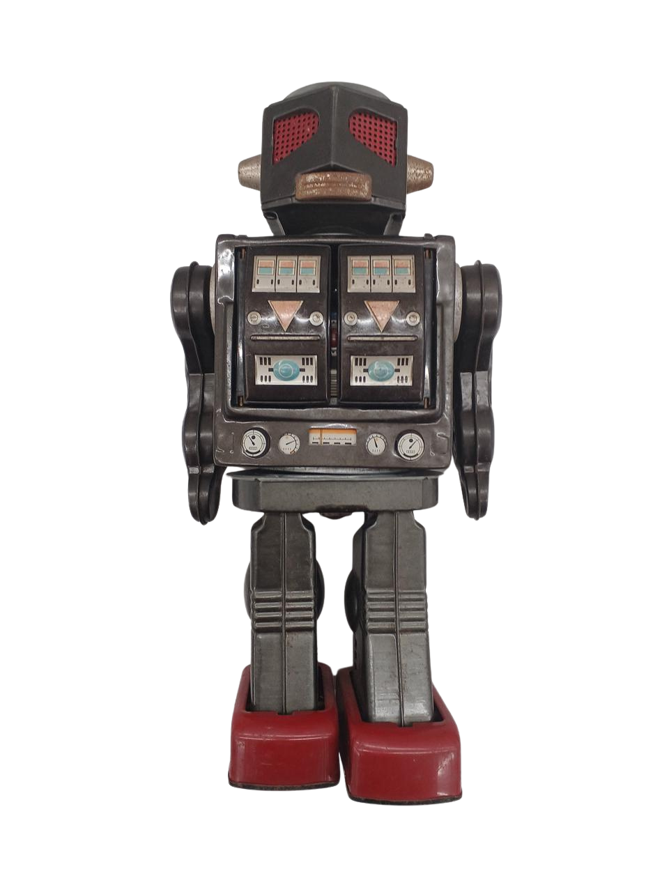 Horikawa Super Mars King Tin Toy Robot Japan Battery Operated Non Working
